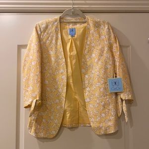 CeCe blazer jacket with tie sleeves size XS